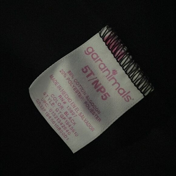 Garanimals Little Boys Black Sweatpants - Picture 4 of 5